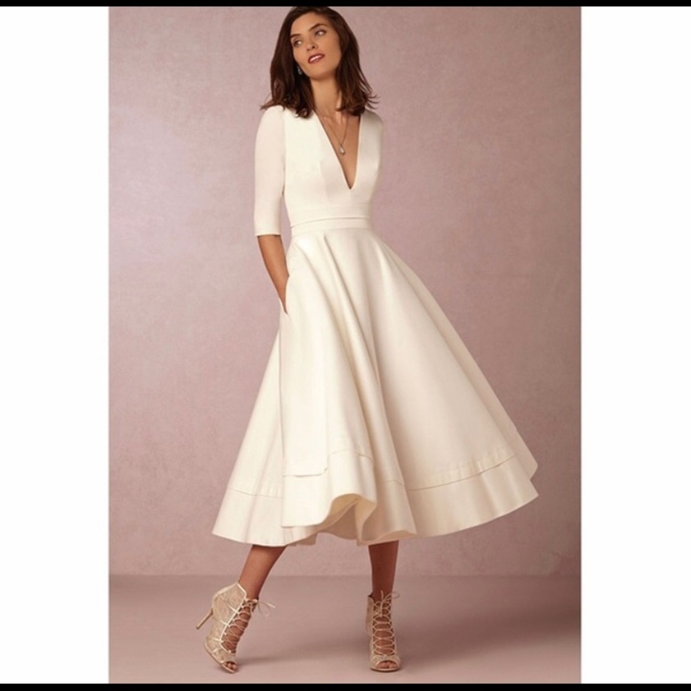 SOLD Ivory White Dress